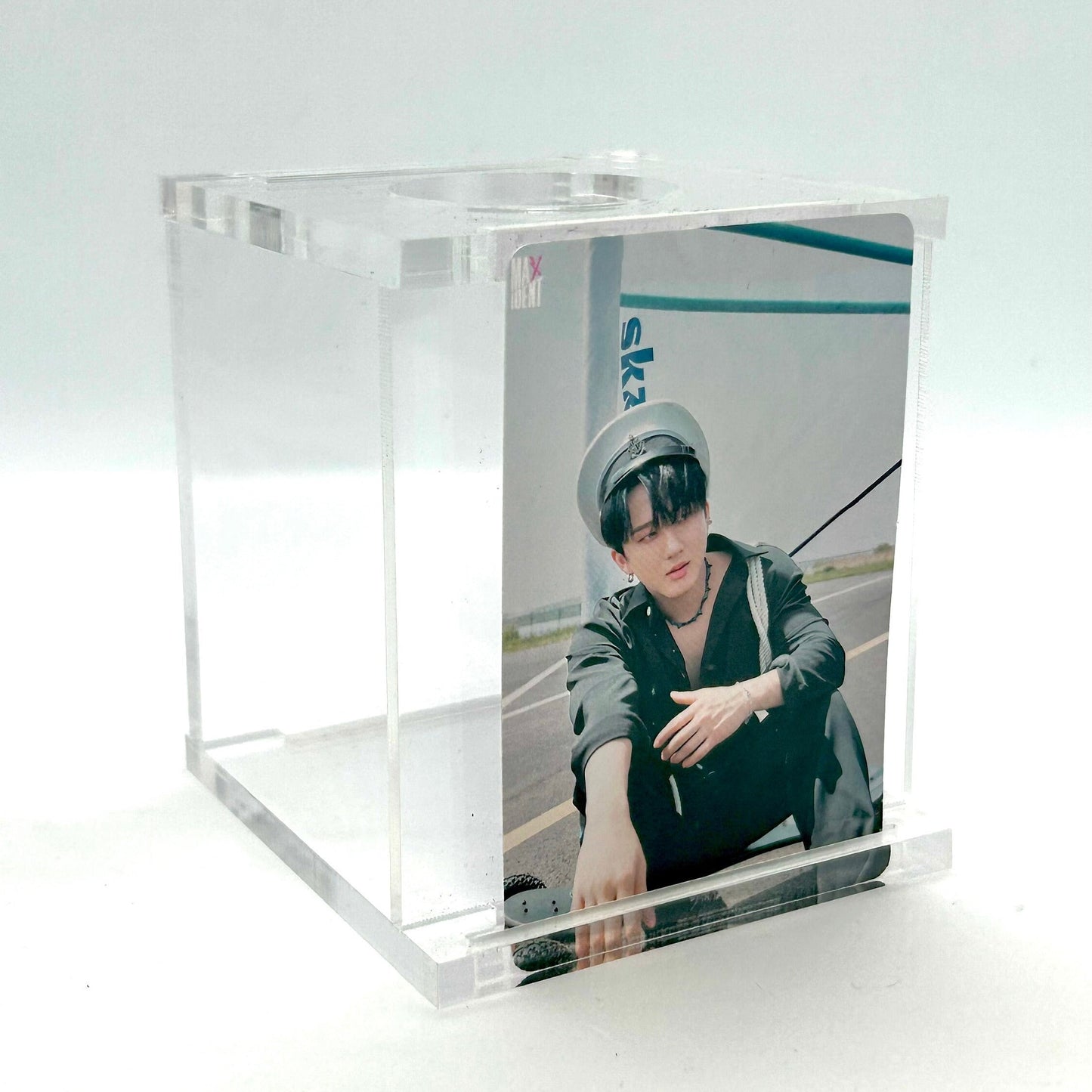 KPop Lightstick Stand - Lightstick Display - Lightstick Holder with Card Slot